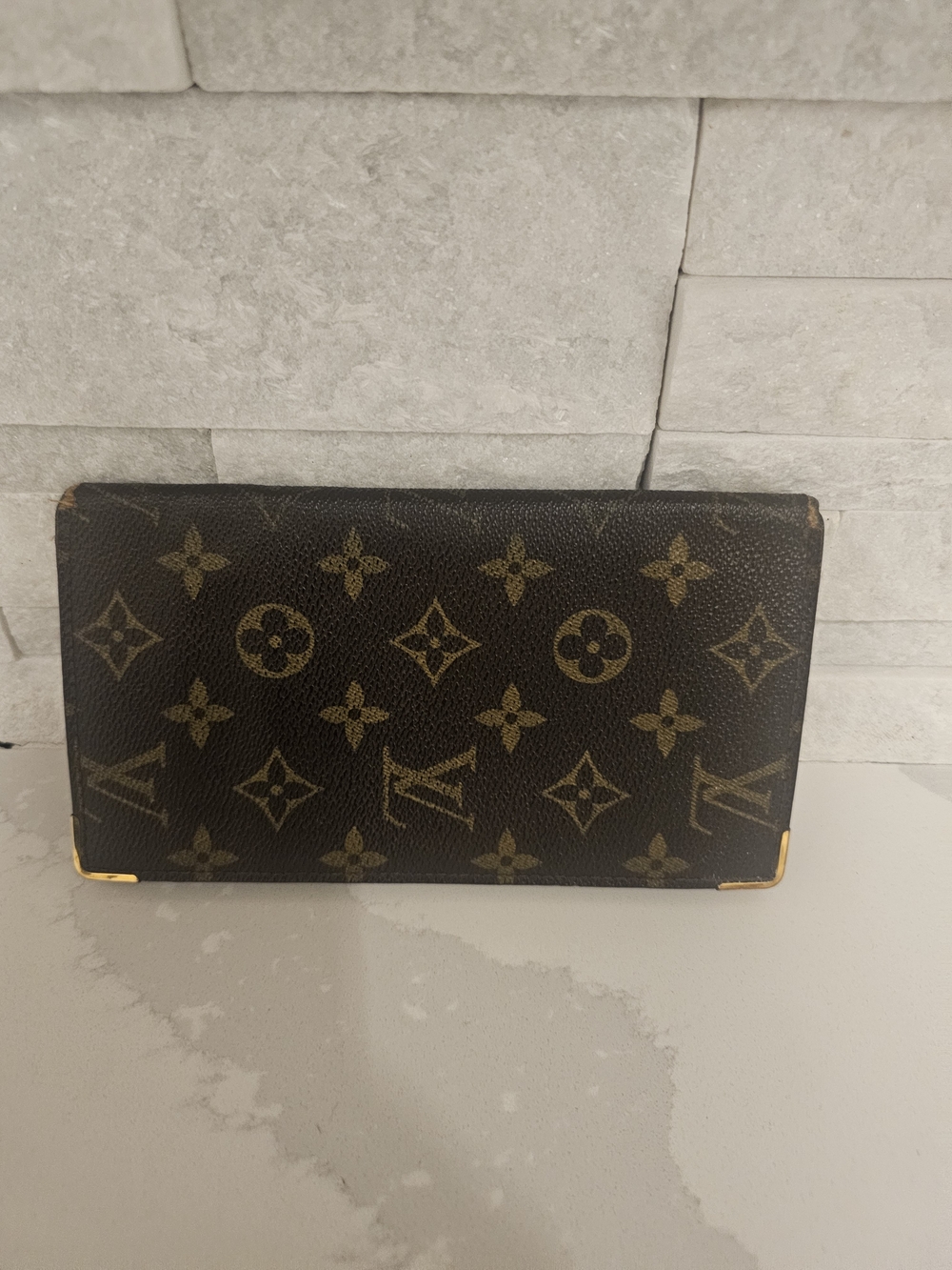 100%Authentic Louis Vuitton Monogram Long Wallet in Brown and Gold - Picture 3 of 8